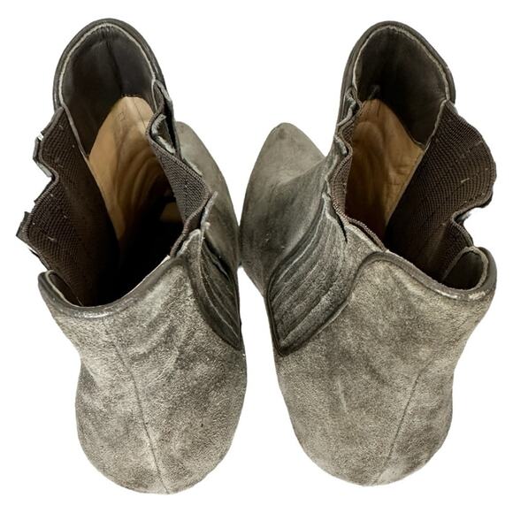 Cole Haan - Air Nike Sole Short Booties Grey Suede Boots size 9.5 - Picture 8 of 12